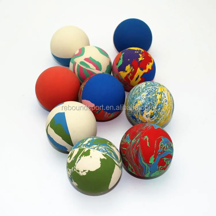 
R605 2017 Trending Fitness Eco-friendly Rubber Balls with Marble Colors 