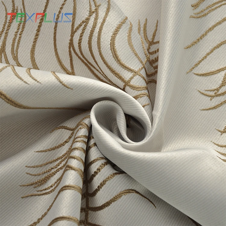 Western European style jacquard curtain fabric