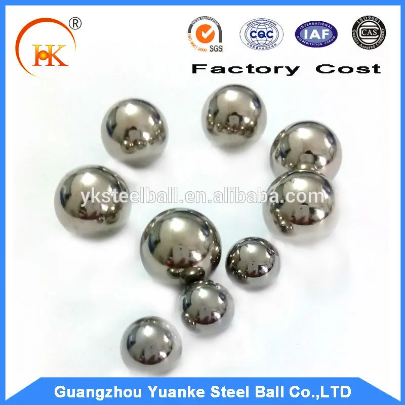 Aisi304,316l, 420,440c g100-1000 шарик нержавеющей стали для пищевой измельчения