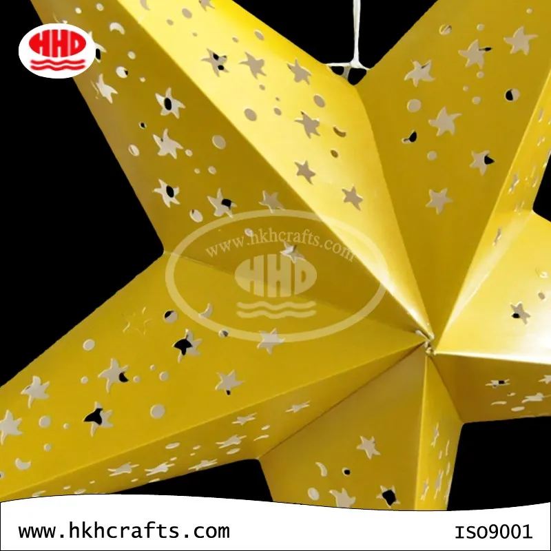 Origami decoration LED paper lantern star shape ceiling lamp