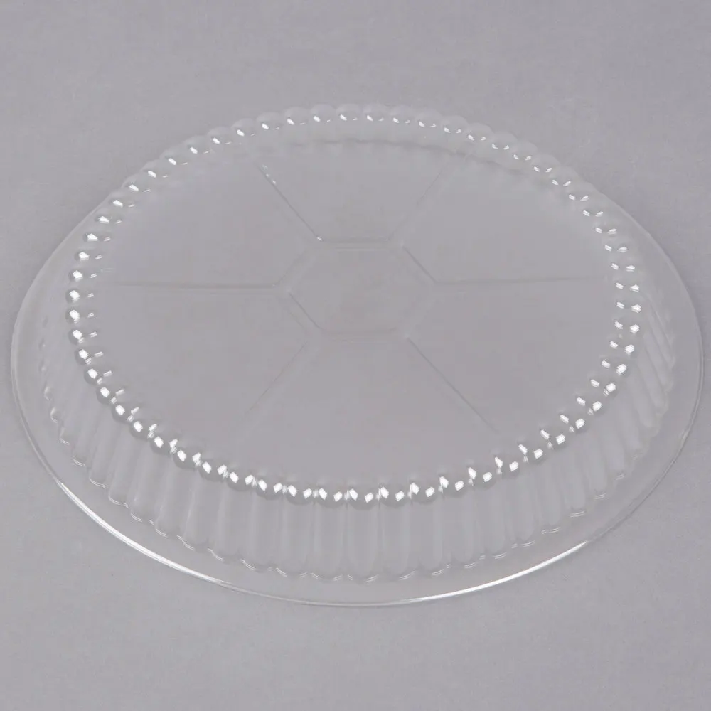 7 8 9 Inch Plastic Round Dome Lid BOPS Material Tin Foil Bowl Cover