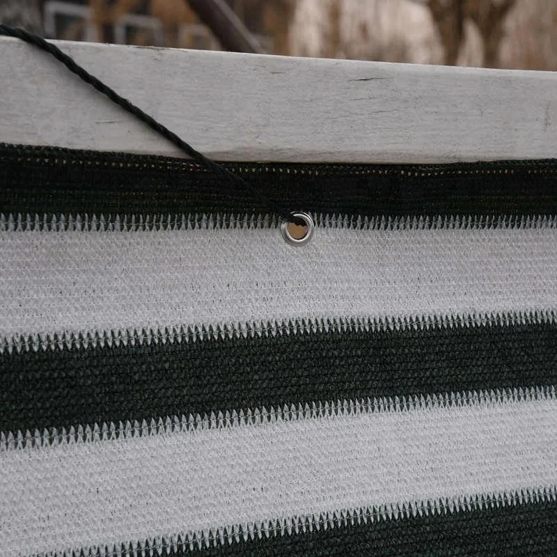 Jinguan Factory Supplier HDPE Virgin Plastic+UV Treated Stripes Color Decorative Garden Balcony Privacy Fence Screen