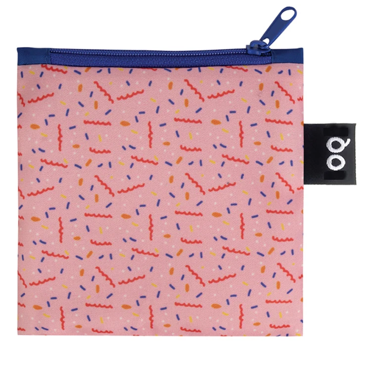 Customizable Logo Wholesale Soft Shop Reusable Foldable Shopping Bag With Zipper