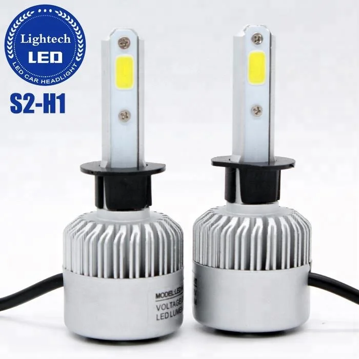 COB LED S2 автомобильные лампы H11 5202 HB3 HB4 9005 9006 H7 светодиодные фары
