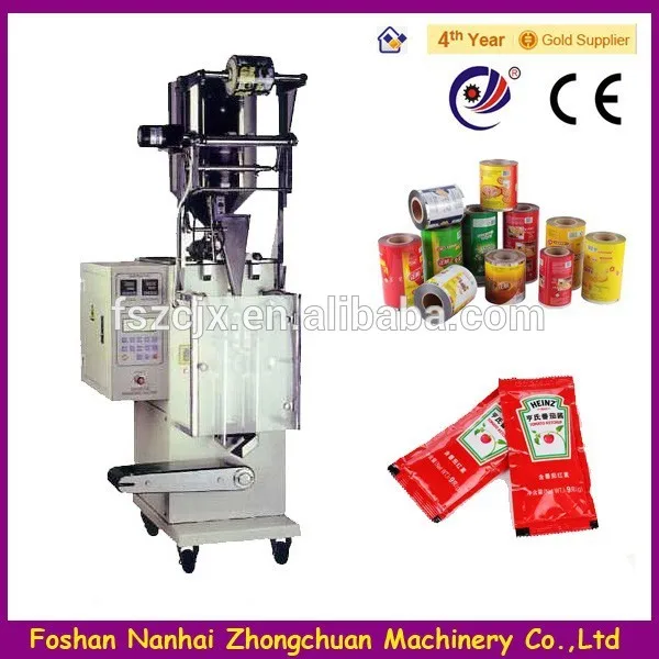 кетчуп соус вертикальной упаковочной наполнения и упаковочная машина пакетик упаковочная машина