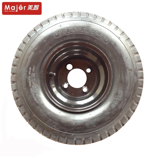 18x850-8 бескамерное воздушное колесо со стальным ободом, пневматическое резиновое колесо