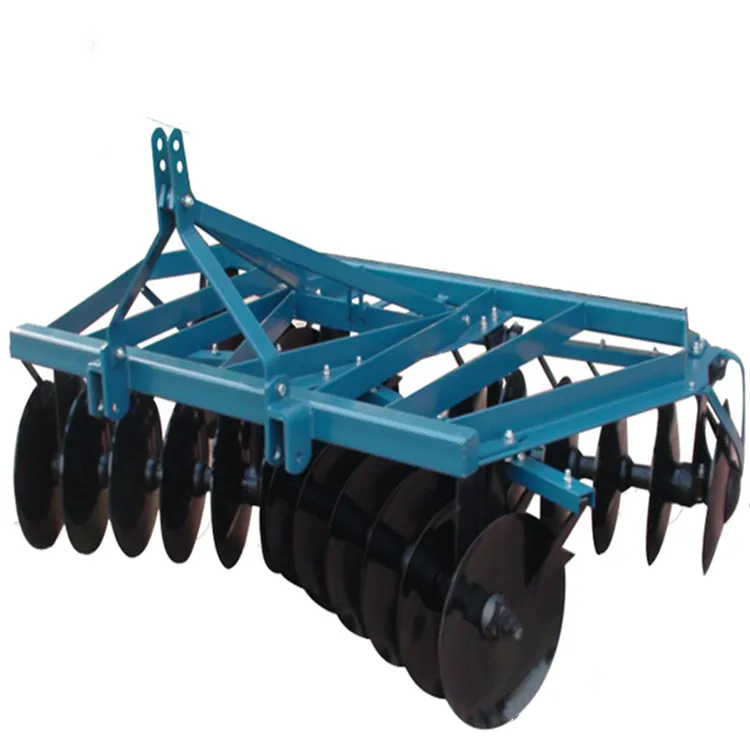 Farm machinery tractor trailed hydraulic heavy duty disc harrow for heavy clay soil waste land and weedy field