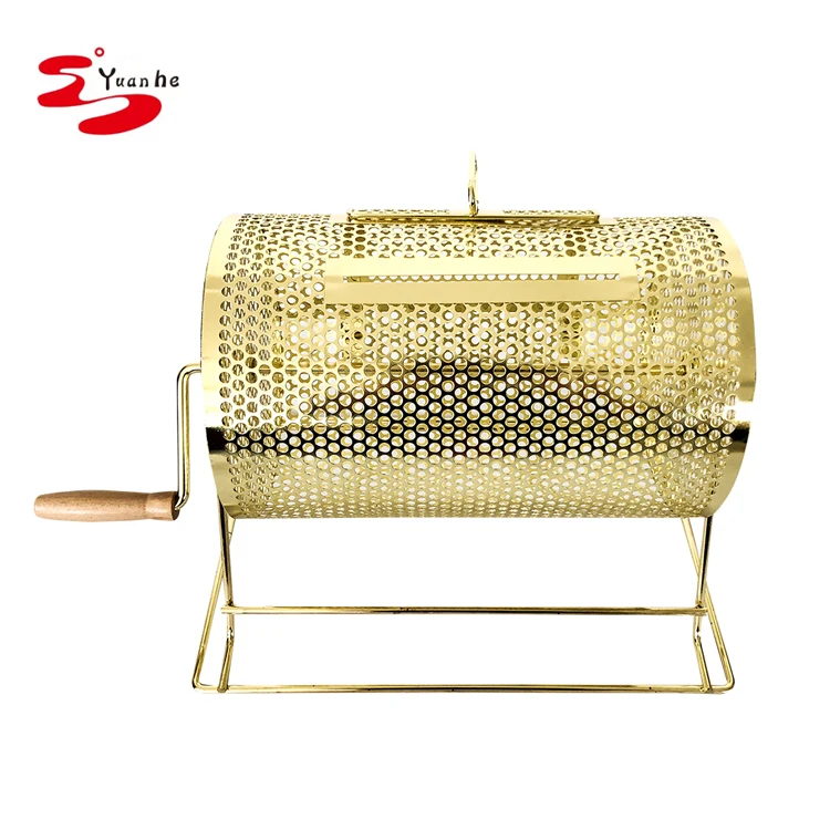 Small Professional Brass Plated Raffle Ticket Drum