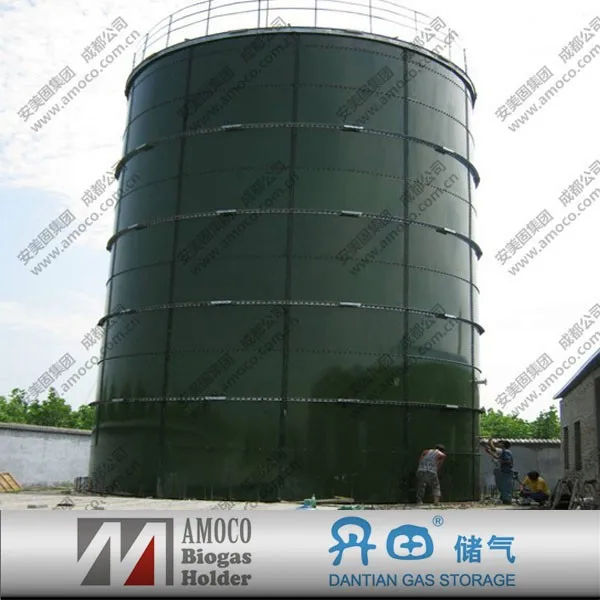 Popular biogas digester tank, biogas reactor, for biogas plant
