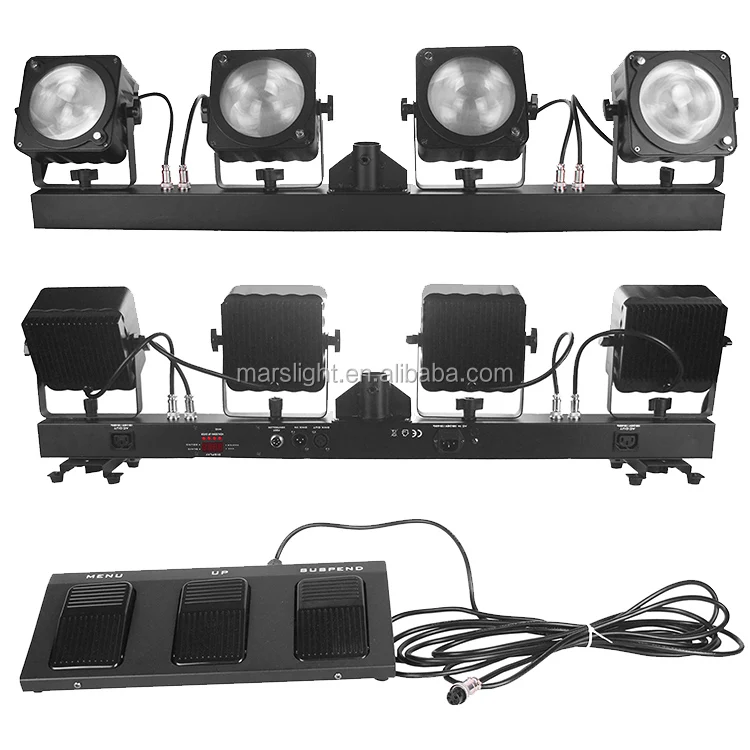 China high power 4x30W RGB 3in1 COB LED 4 par light led par bar dj  lighting