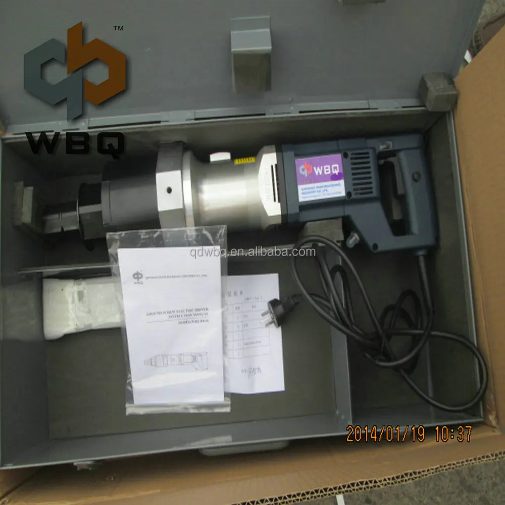 Ground Screw Pile Driver Earth Drilling Piling Machine For Photovoltaic