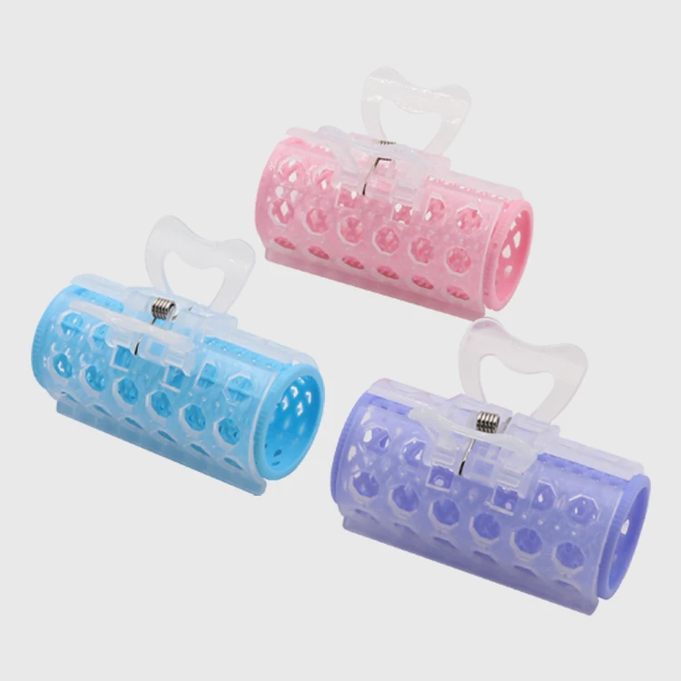 Wholesale cheap soft plastic hair curlers roller for girls small hair roller