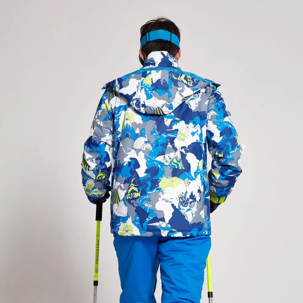 
Mens Ski Jacket Waterproof Outdoor Snowboard Clothes 