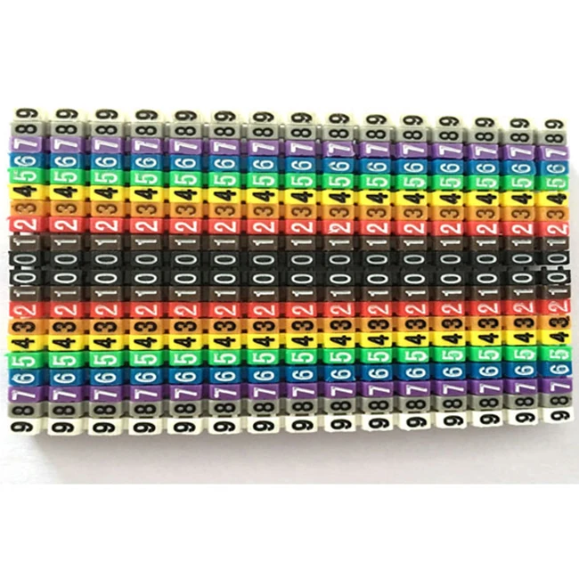 KEYUACE Color Coded Cable Marker Electric Numeric Supplier