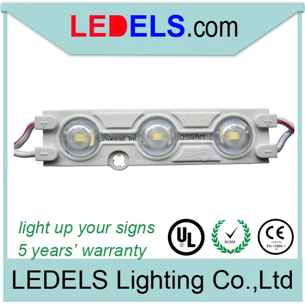 
12v 0.72watt UL CE ROHS 3 chips 5050 led smd module 