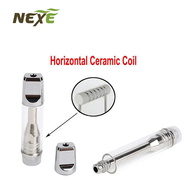 
Best Ceramic Rod Heating Coil CBD Oil Cartridge NX1003 All Gold Cartridge 