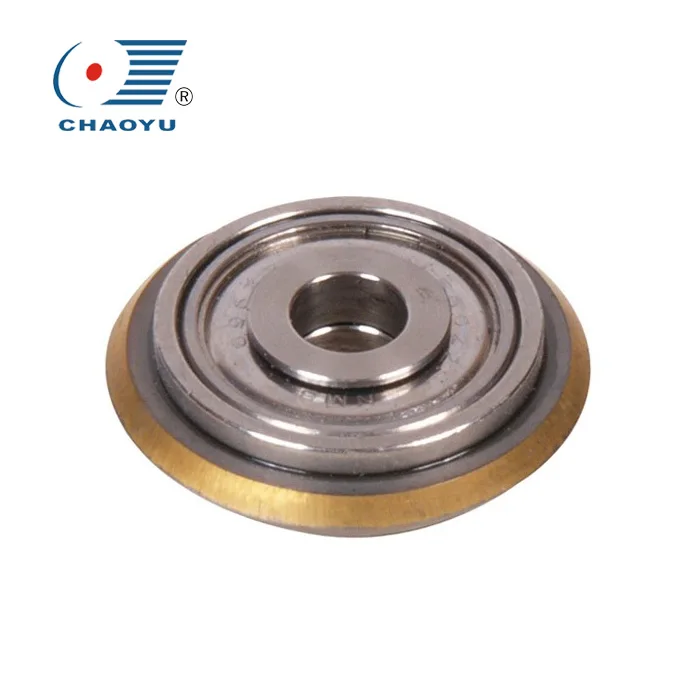 Hot sale ! K10 grade high quality 22*6*6mm tile cutter scoring wheels with bearing