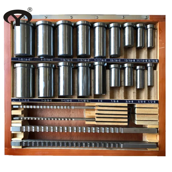 Набор сверл из быстрорежущей стали с метрической/дюймовой прокладкой и втулкой, 27 шт.