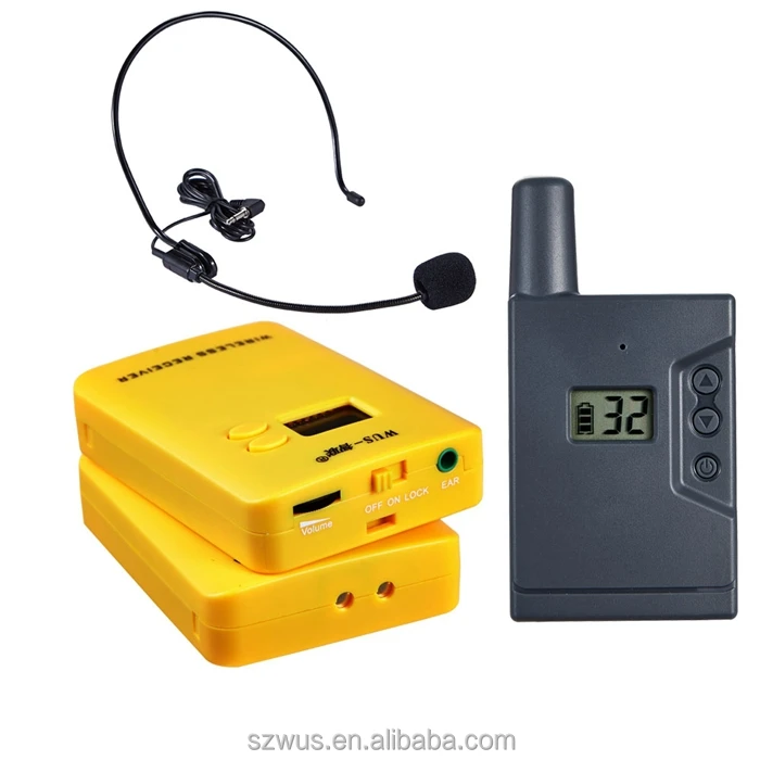 
High Quality whisper tour guide system for tourist teams,radio guiding device 
