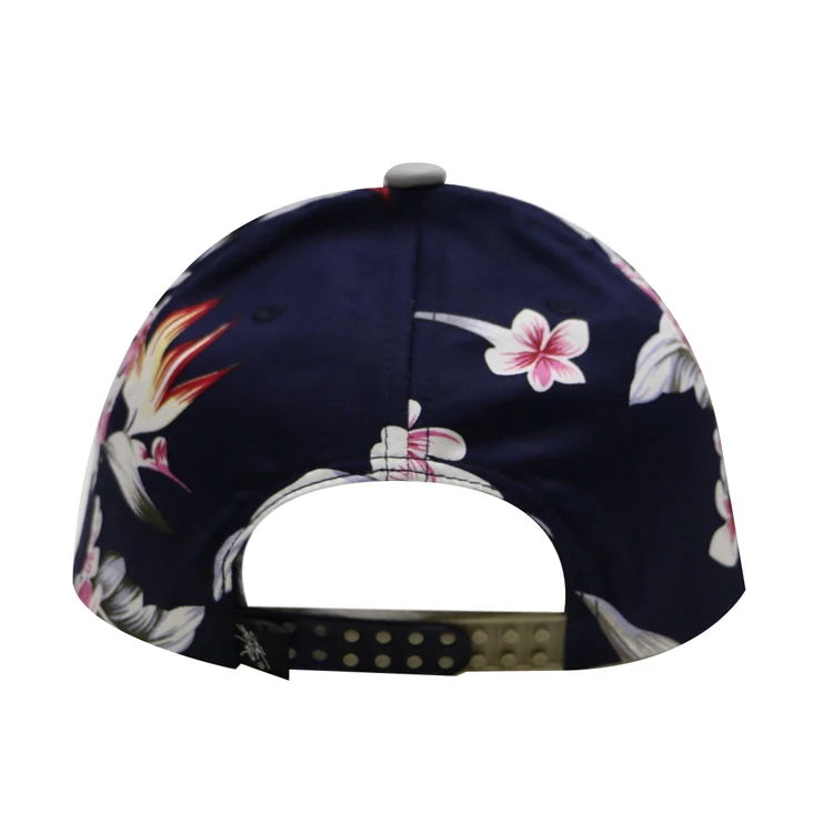 Flower hat five panel hat custom your pattern 5 panel cap