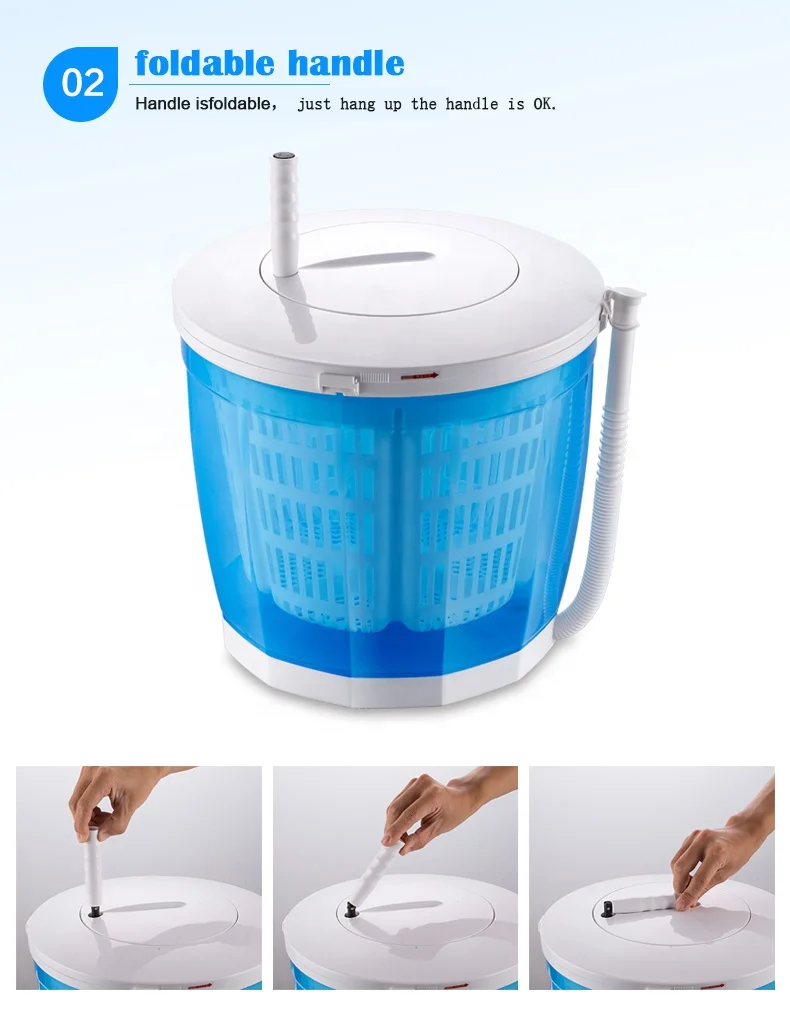hot Selling mini single tub baby clothing wash basket for camping