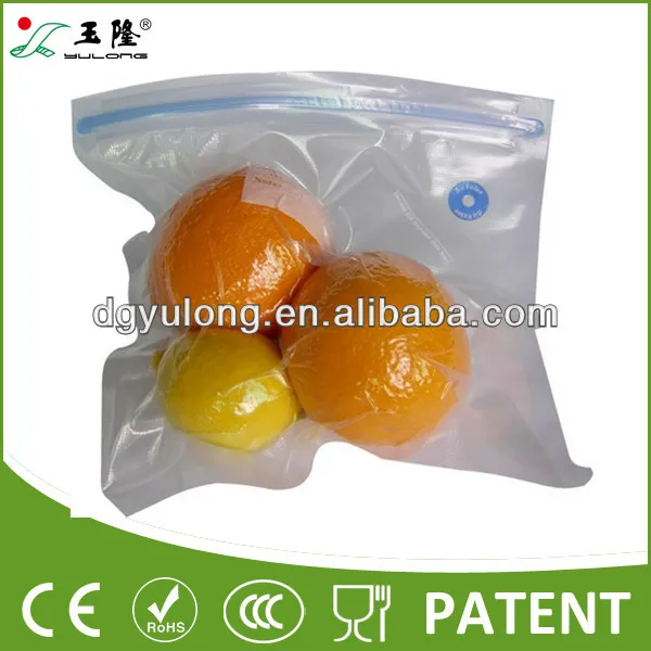 Sous Vide Vacuum Bags For Food Storage,Ziplock Vacuum Bag With Hand Pump