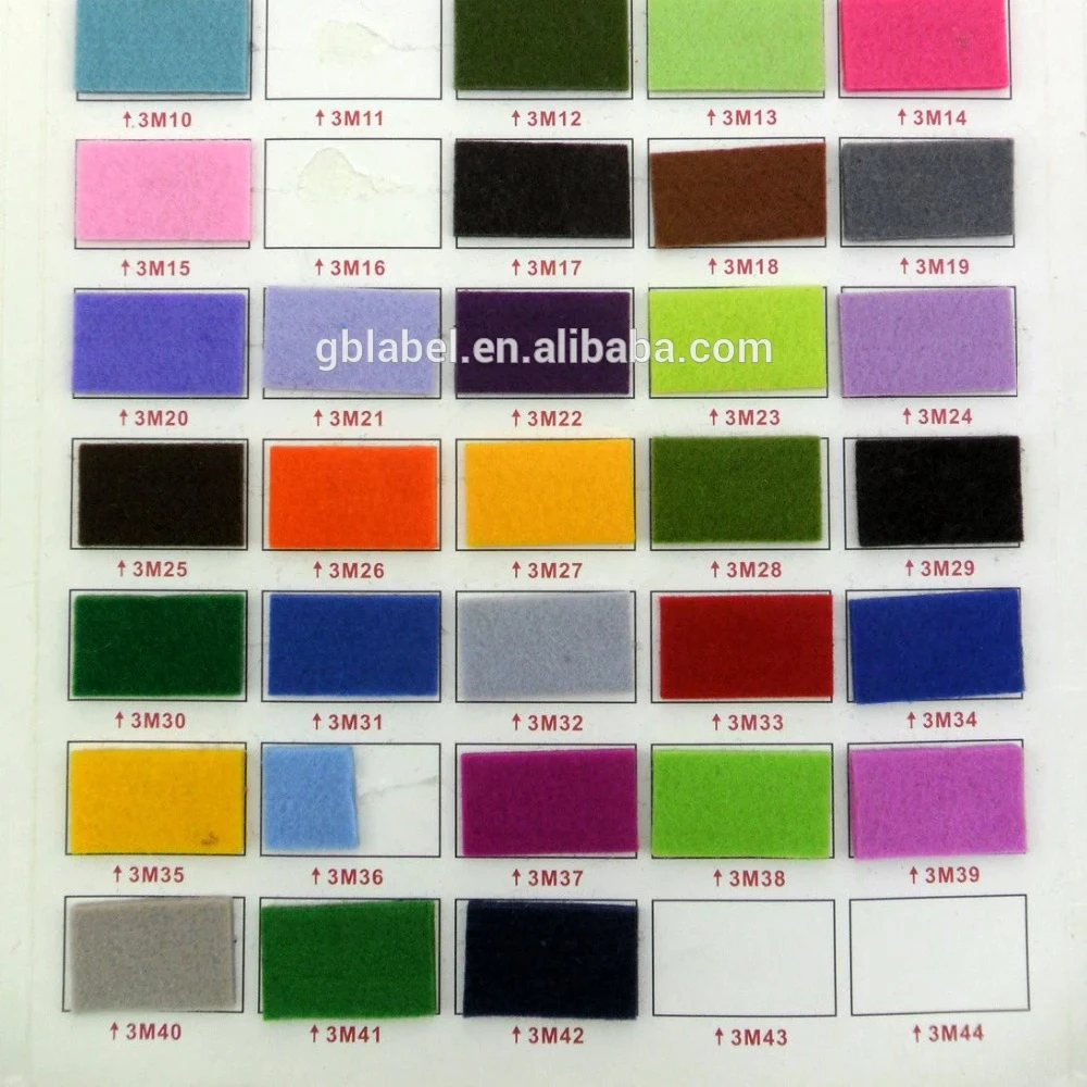 wholesale colorful make to order punch polyester nonwoven fabric felt