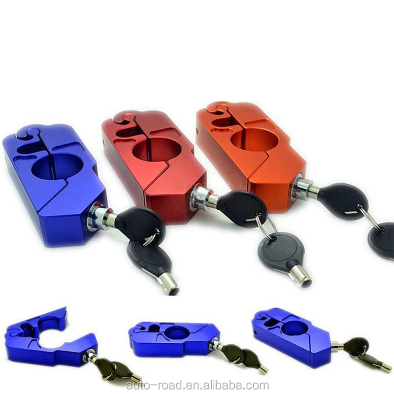 CNC Processing Aluminum Handlebar Security Lock Motorcycle Scooter E-bike Lock