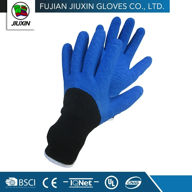 The latest natural rubber gloves high quality industry working latex gloves