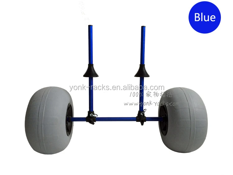 boat transport, boat trailer with inflatable PU beach wheels