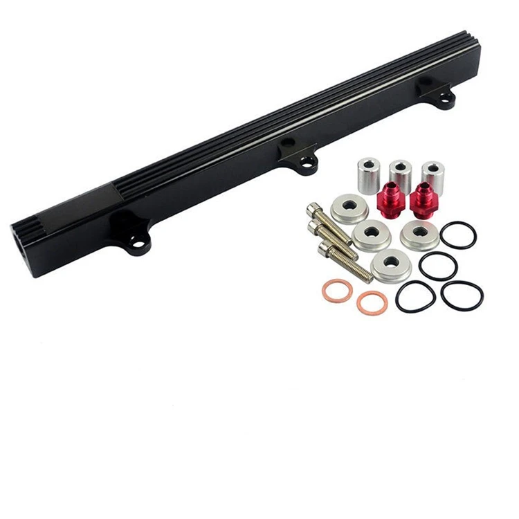 Aluminum Fuel Inject Rail For Honda INTEGRA DOHC B16 B18 B-SERIES Black