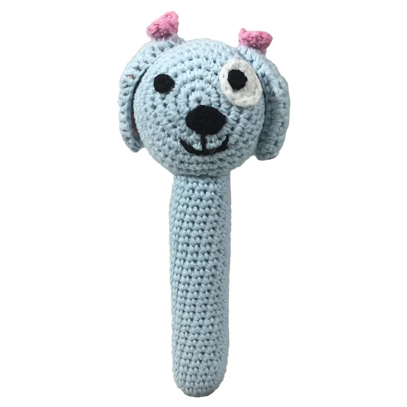 Детские игрушки ручной работы из хлопка, детские игрушки-погремушки с крючком