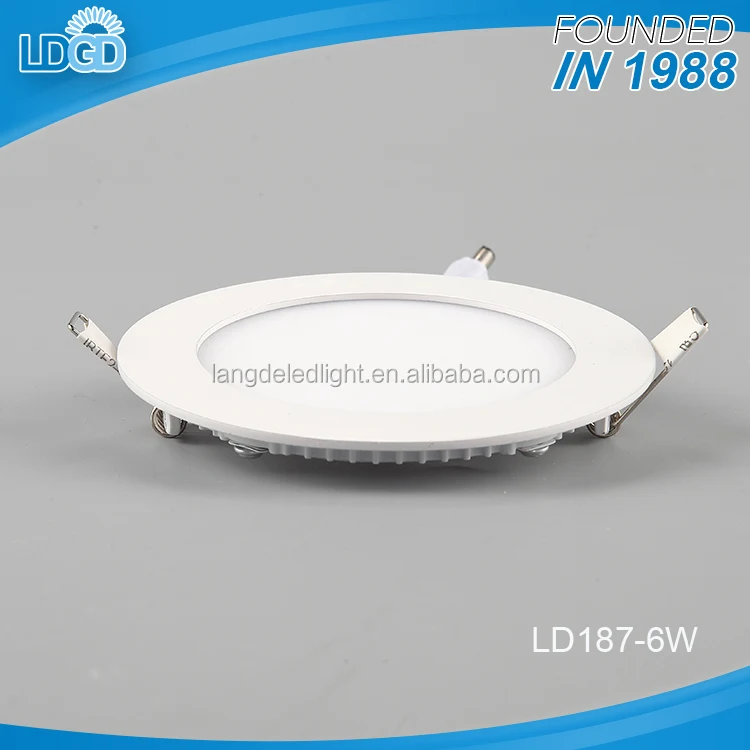 Низкая цена оптовая ультра тонкий круглый встраиваемые светодиодные панели 6 Вт 12 Вт 2835 smd чип лампа для офиса/дома
