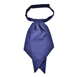 100% polyester ascot neck tie for women cravat