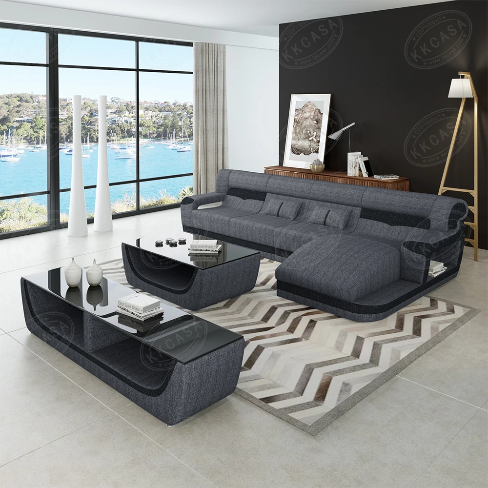 High quality house use pure white 3 seater leather sofa set living room furniture modern
