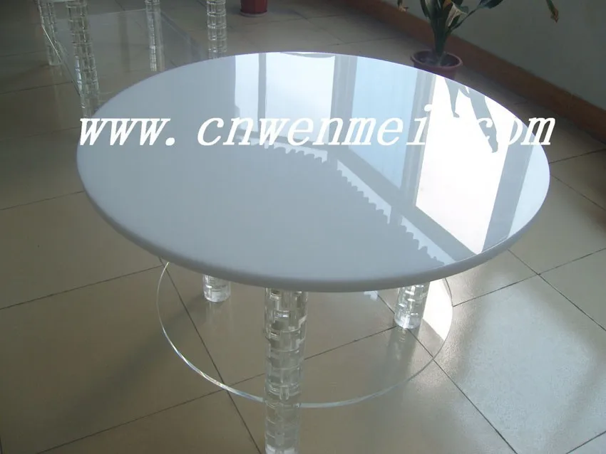 Мода высокое качество акриловых цветов стол журнальный столик