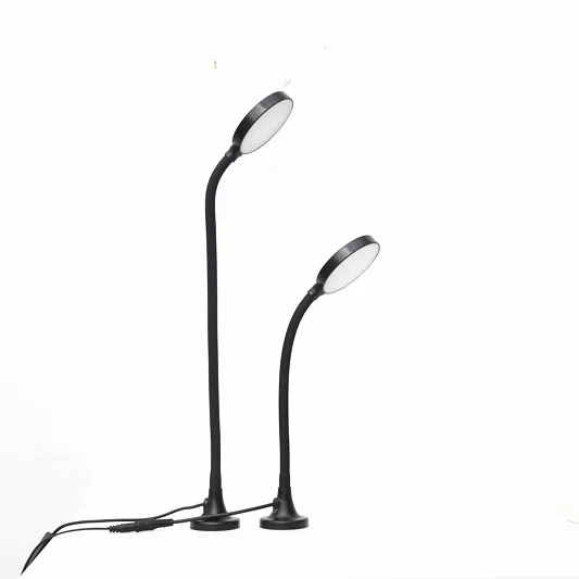 Factory Flexible Gooseneck 3 Steps Dimmer And Timer Magnet Led Table Lamps For Sewing Machine Reading Room Dorm Workshop
