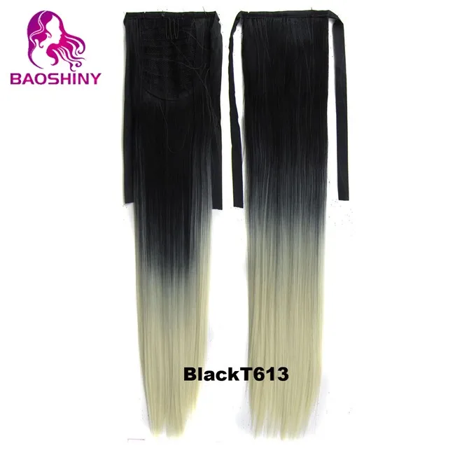 
Synthetic Hair Ponytail Hairpiece Silky Straight Synthetic Ponytail Drawstring 