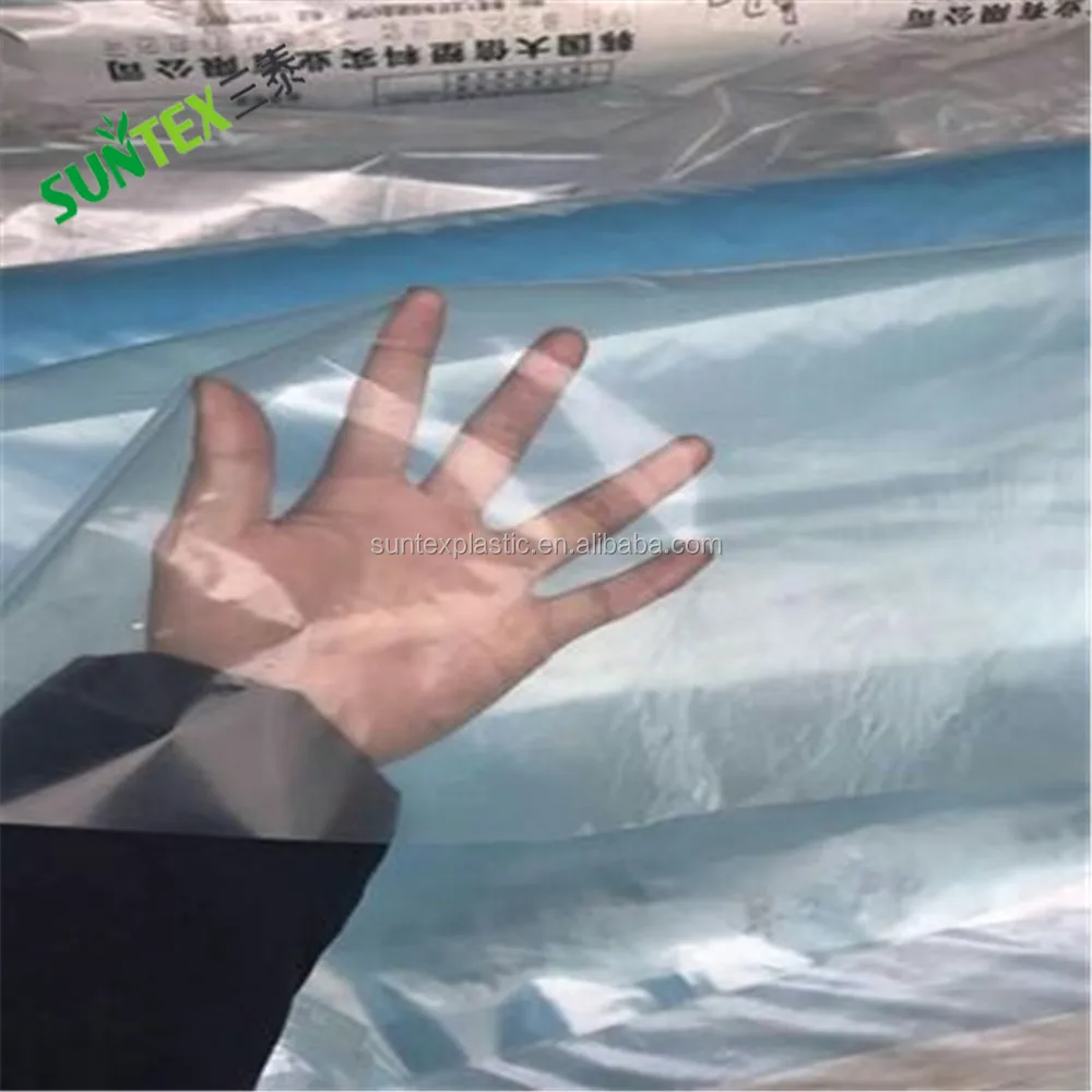 200 microns Transparent Greenhouse Film for Tomatoes  clear poly plastic greenhouse cover