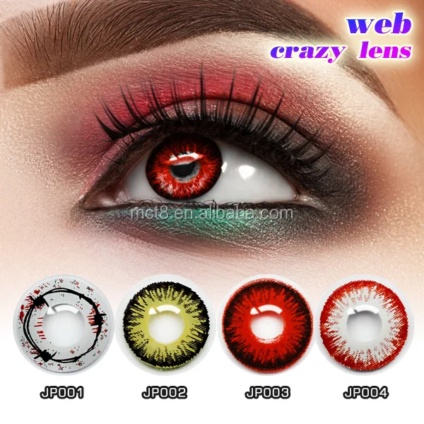Wholesale cosplay eyewear big size halloween magic crazy contact lenses