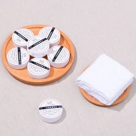 
Custom Coin Capsule Disposable Pill Cotton Pressed Face Tissue Hand Paper Wipe Super 