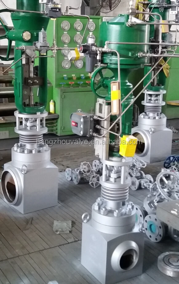 High pressure steam pressure reducing valve