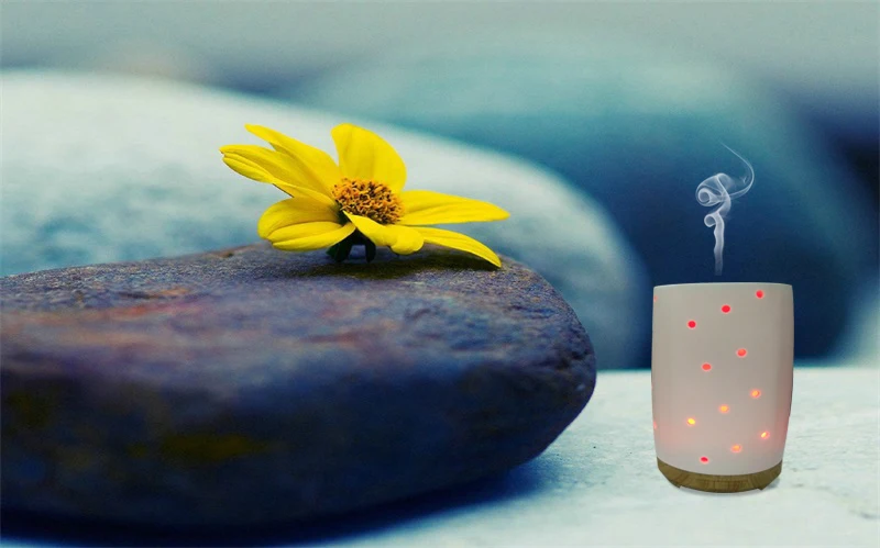 2020 hot new products led light ultrasonic essential oil china pure ceramic electronic ultrasonic aroma diffuser