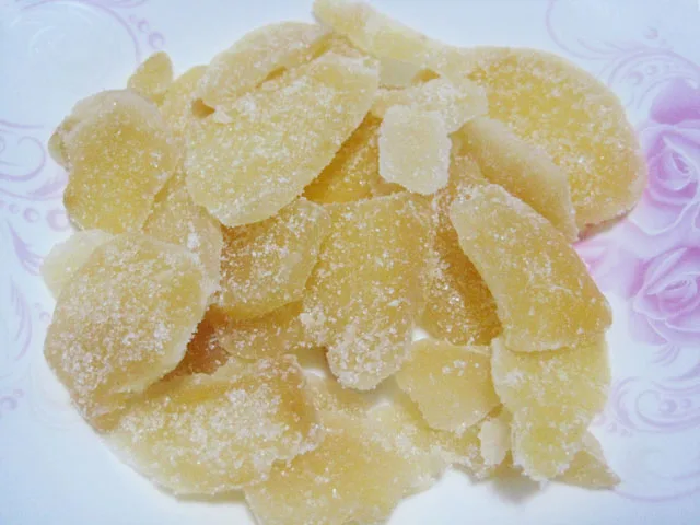 
dried crystal ginger slices 