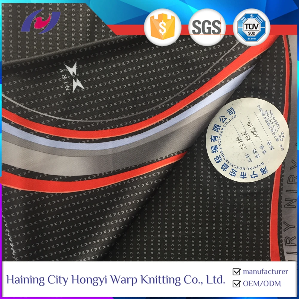 80% Polyamide 20%  Nylon Elastane Sport Wear Knit T-shirt Fabric