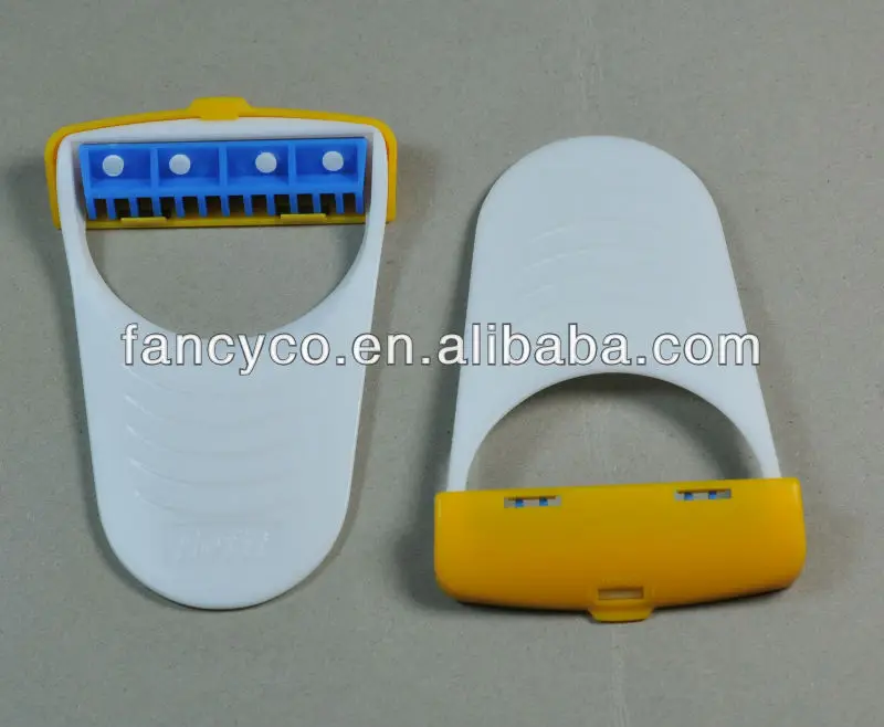 Card pack disposable beauty sallon razor