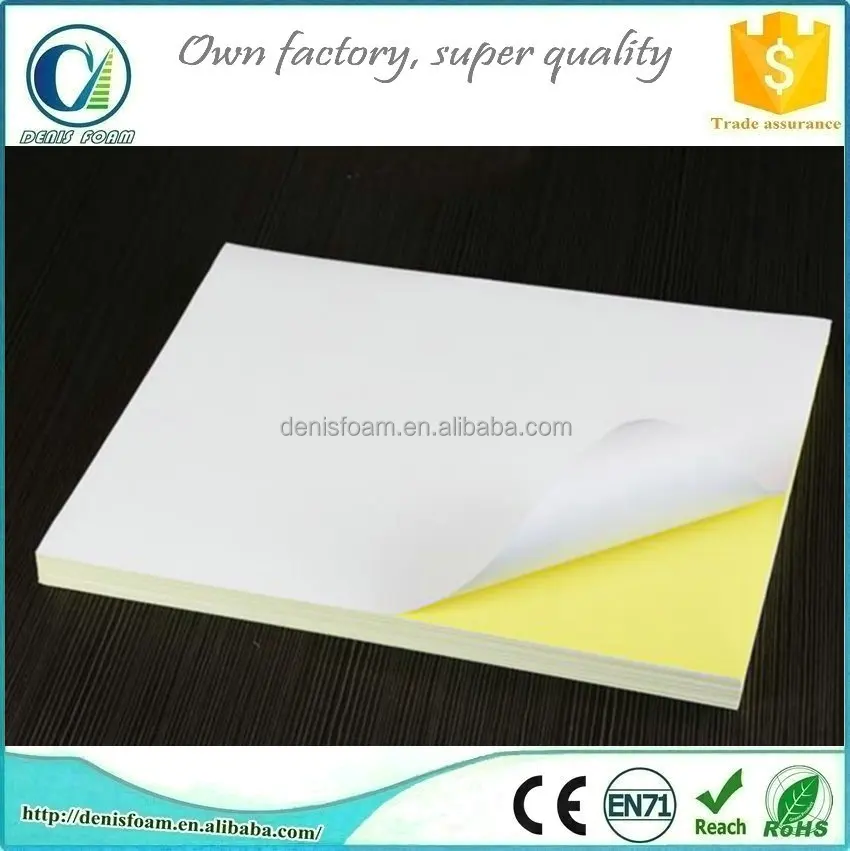 Self adhesive sticker paper