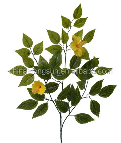 LSD-201612192730 Decorative Foliage H70cm Artificial Green Rose Leaves