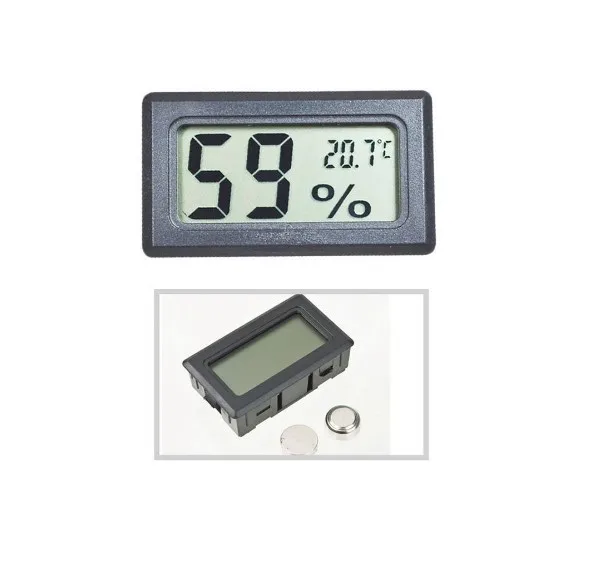 Mini Embedded High Accuracy Digital Chicken Egg Incubator Thermometer With Hygrometer