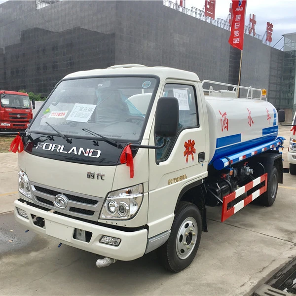 4x2 Forland 5 cubic meter water truck